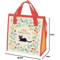 Japan Ghibli Insulated Cooler Lunch Bag - Kiki's Delivery Service : Jiji Flower Beige Red - 2