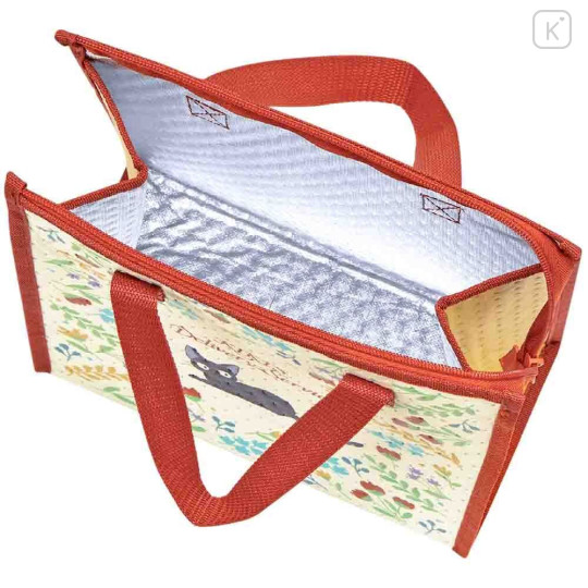 Japan Ghibli Insulated Cooler Lunch Bag - Kiki's Delivery Service : Jiji Flower Beige Red - 3