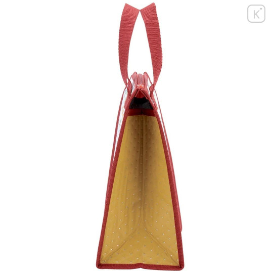 Japan Ghibli Insulated Cooler Lunch Bag - Kiki's Delivery Service : Jiji Flower Beige Red - 4