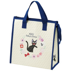 Japan Ghibli Insulated Cooler Lunch Bag - Kiki's Delivery Service : Jiji Flower Beige Navy