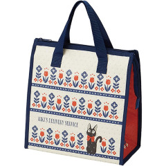 Japan Ghibli Insulated Cooler Lunch Bag - Kiki's Delivery Service : Jiji Flower Beige Navy Red
