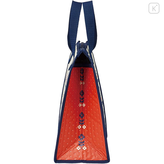 Japan Ghibli Insulated Cooler Lunch Bag - Kiki's Delivery Service : Jiji Flower Beige Navy Red - 3