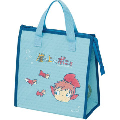 Japan Ghibli Insulated Cooler Lunch Bag - Ponyo : Swimming Blue