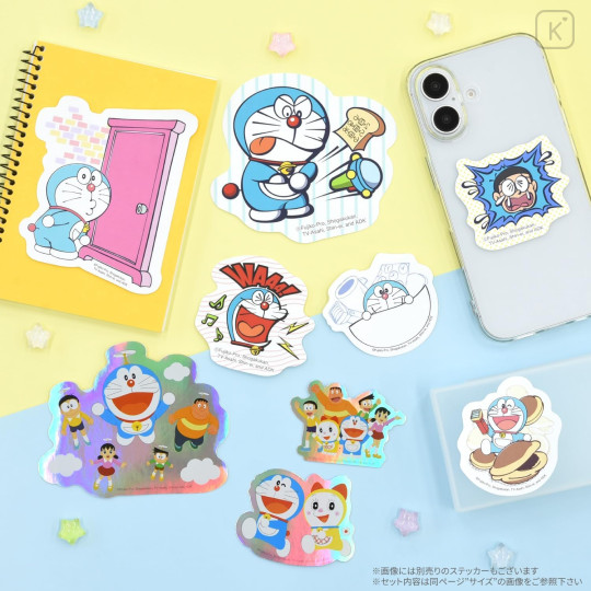 Japan Doraemon Mobile Sticker Pack - Doraemon : Dynamic - 4