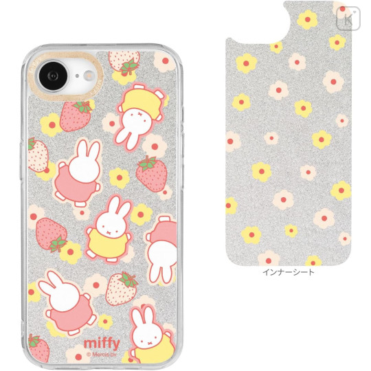 Japan Miffy Camera Frame iPhone 16e Case - Miffy : Strawberry - 2