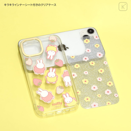 Japan Miffy Camera Frame iPhone 15 / 14 / 13 Case - Miffy : Strawberry - 3