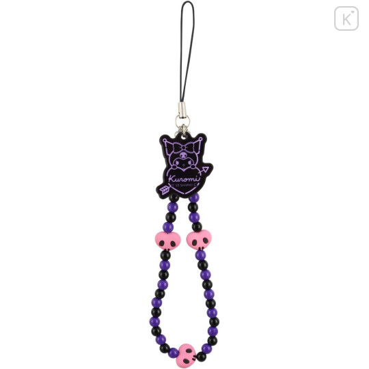 Japan Sanrio Mobile Hand Strap - Kuromi - 1