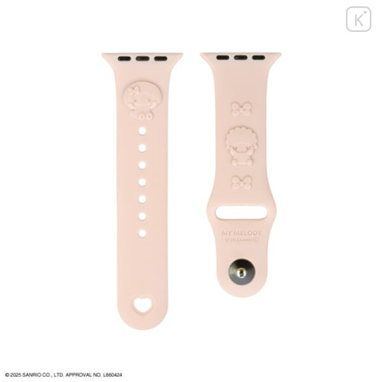 Japan Sanrio Apple Watch 42/41/40/38mm Silicone Band - My Melody - 1