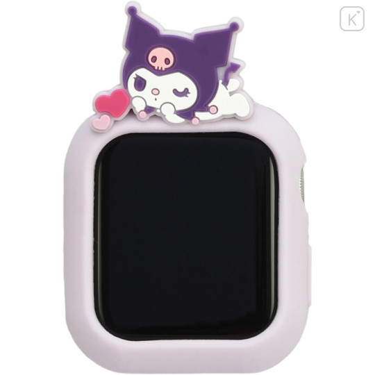 Japan Sanrio Apple Watch 41/40mm Silicone Case - Kuromi - 1