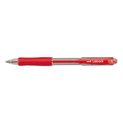 Japan Uni Laknock Ballpoint Pen - 0.7mm Red