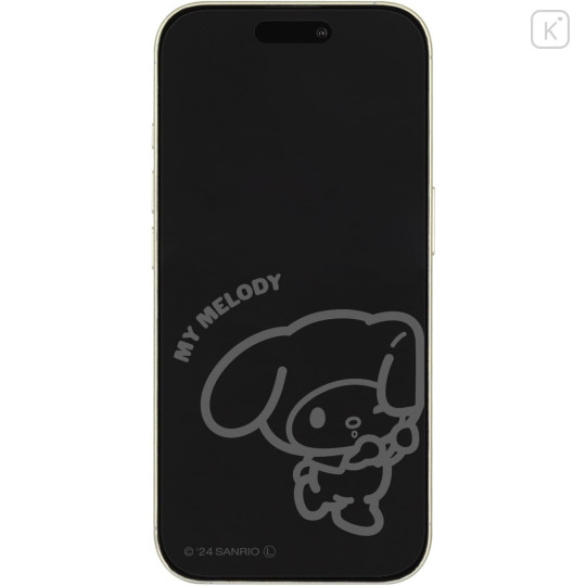 Japan Sanrio iPhone 16e / 16 / 15 / 15 Pro / 14 / 14 Pro / 13 / 13 Pro Glass Screen Protector - My Melody - 1