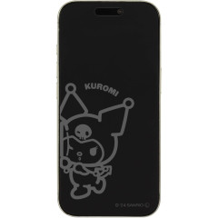 Japan Sanrio iPhone 16 Pro Glass Screen Protector - Kuromi