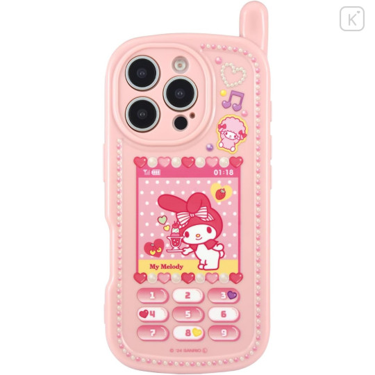 Japan Sanrio iPhone 16 Pro Case - My Melody : Retro - 1