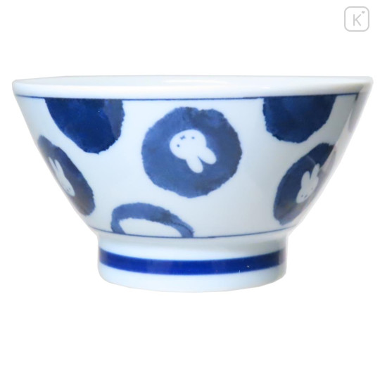 Japan Miffy Hasami Ware Rice Bowl - Miffy : Polka Dot - 1