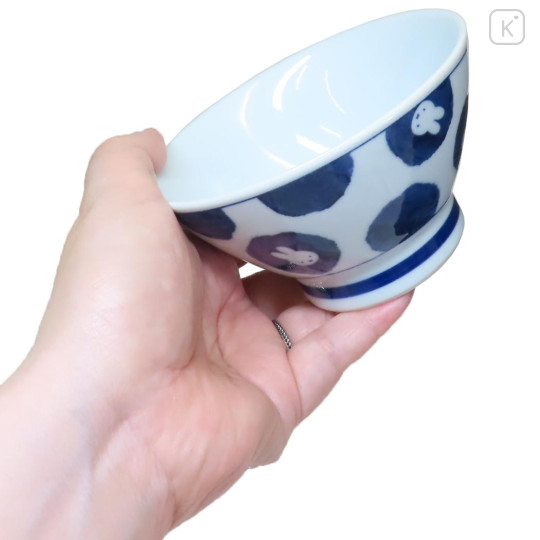 Japan Miffy Hasami Ware Rice Bowl - Miffy : Polka Dot - 2