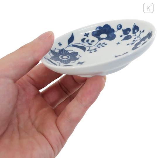 Japan Doraemon Hasami Ware Mini Plate - Doraemon : Flower - 2