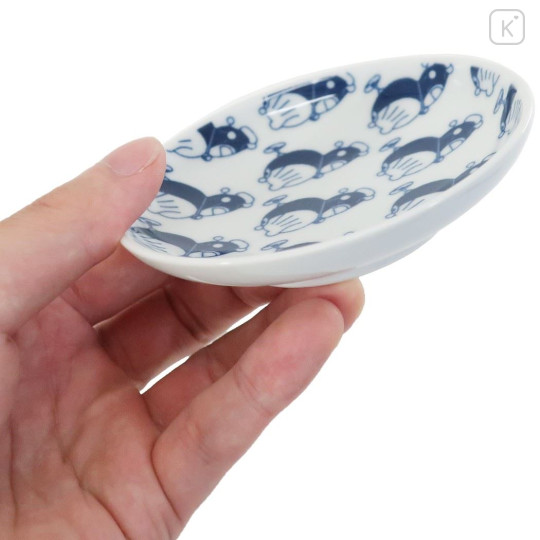 Japan Doraemon Hasami Ware Mini Plate - Doraemon : Take-copter - 2