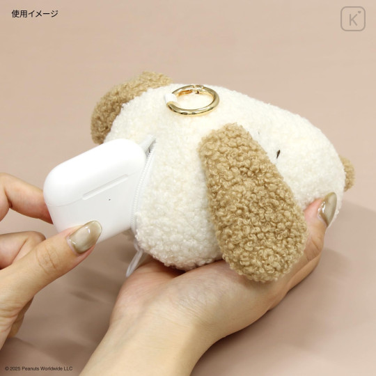 Japan Peanuts Earphones Multi Pouch - Snoopy : Smile - 4