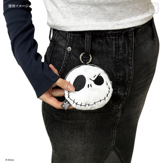 Japan Disney Earphones Multi Pouch - Jack Skellington - 5
