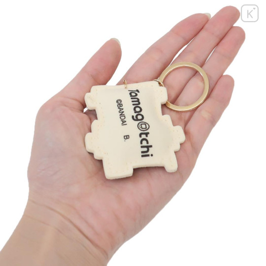 Japan Tamagotchi Rhinestone Mascot Keychain - Mimitchi - 2