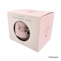 Japan Mofusand Stacking Stainless Steel Mug with Lid - Dinosaur Cat Nyan Pink - 5