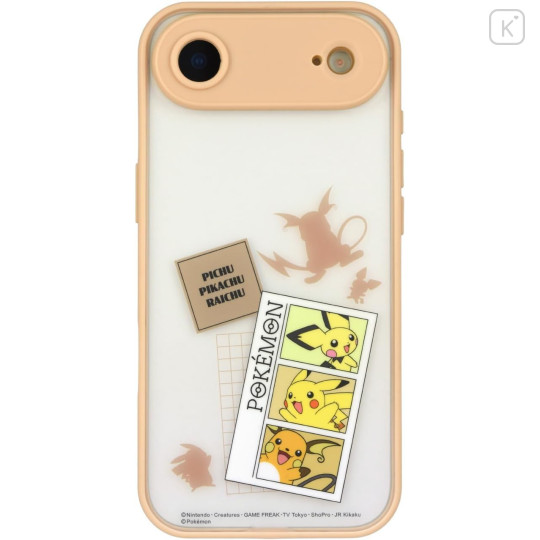 Japan Pokemon IIIIfit Plump Frame iPhone Air Case - Pichu & Pikachu & Raichu - 1