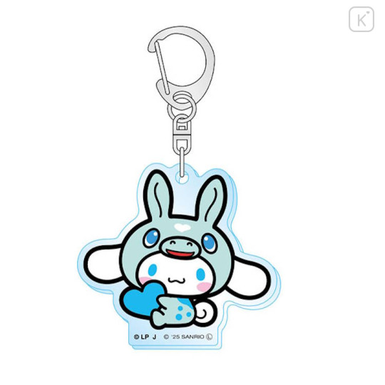 Japan Sanrio Acrylic Keychain - Cinnamoroll : Rody Bounce Horse - 1