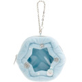 Japan San-X Die-cut Mini Pouch with Bag Charm - Sumikko Gurashi : Honey Forest Christmas Snowflake - 1