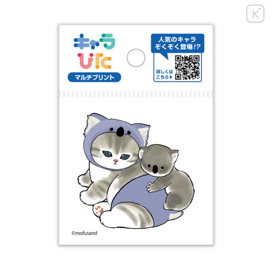 Japan Mofusand Charapita Iron Print Mini - Koala Cat Nyan Buddy - 1