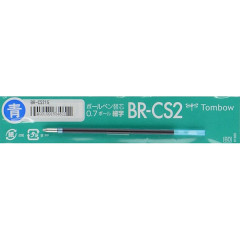 Japan Tombow BR-CS2 Ballpoint Pen Refill - 0.7mm Blue