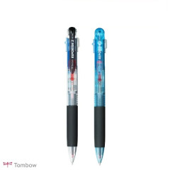 Japan Tombow Reporter 3 Color Multi Ballpoint Pen - 0.7mm