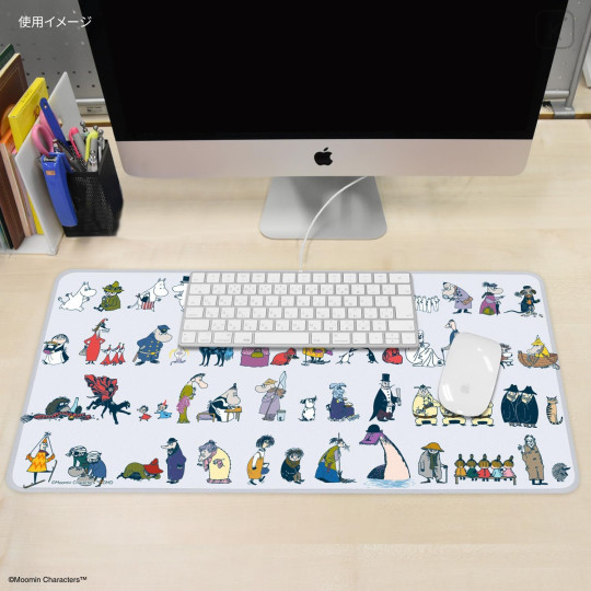 Japan Moomin Desk Mat - Friends - 3