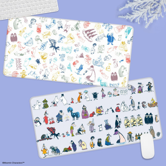 Japan Moomin Desk Mat - Friends - 6