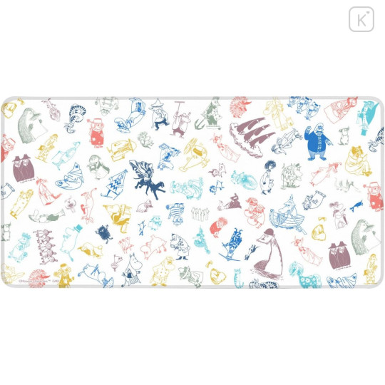 Japan Moomin Desk Mat - Line Art - 1