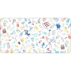 Japan Moomin Desk Mat - Line Art