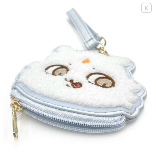Japan Chiikawa Mini Face Pouch With Bag Charm - Monster Anoko - 3