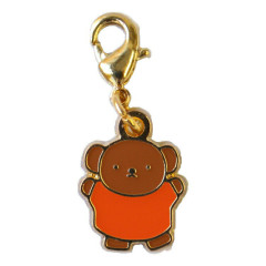 Japan Miffy Tiny Metal Charm - Boris : Orange
