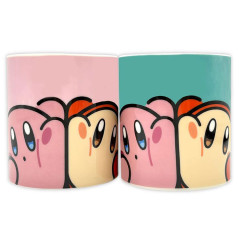Japan Kirby Pair Mug Set - Kirby Play With Waddle Dee