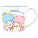 Japan Sanrio Ceramic Mug - Little Twin Stars : Purple White