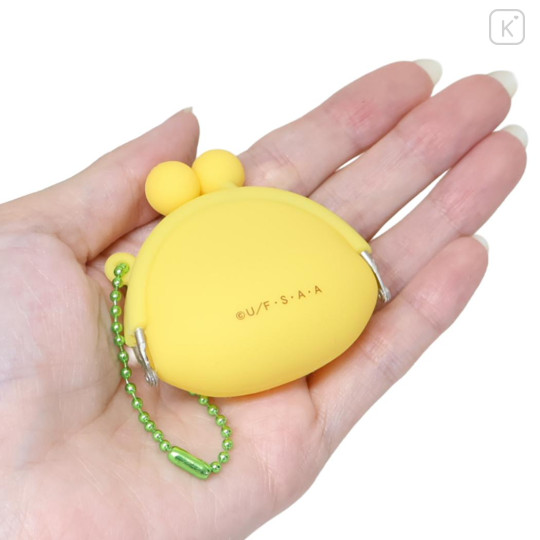 Japan Crayon Shin-chan Mini Gamaguchi Clasp Pouch - Shinnosuke Nohara : Choco Yellow - 2