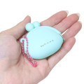 Japan Crayon Shin-chan Mini Gamaguchi Clasp Pouch - Shinnosuke Nohara : Pajama Turquoise - 2