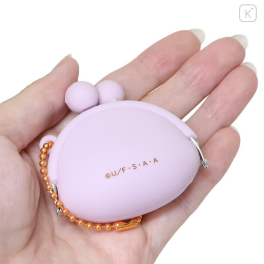 Japan Crayon Shin-chan Mini Gamaguchi Clasp Pouch - Shinnosuke Nohara : Light Purple - 2