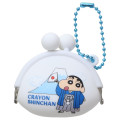 Japan Crayon Shin-chan Mini Gamaguchi Clasp Pouch - Shinnosuke Nohara : Kimono Mt. Fuji - 1