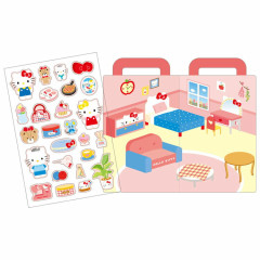 Japan Sanrio Playing Sticker - Hello Kitty's Room