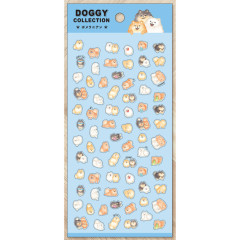 Japan Mind Wave Clear Sticker - Dog Pomeranian