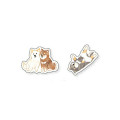 Japan Mind Wave Clear Sticker - Dog Shiba Inu - 2