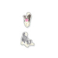 Japan Mind Wave Clear Sticker - Dog Border Collie - 2