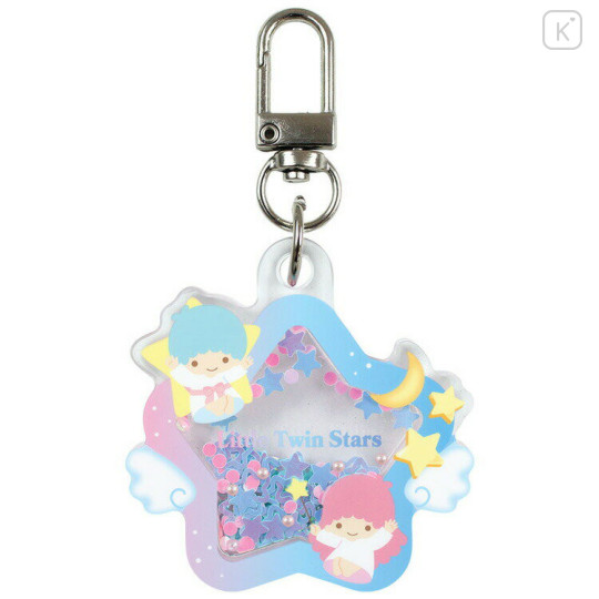 Japan Sanrio Shaka Shaka Acrylic Keychain - Little Twin Stars : Sky - 1