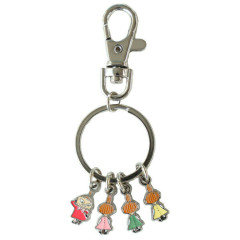 Japan Moomin Metal Charm Keychain - Little My : Sister
