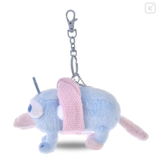 Japan Disney Store Plush Keychain - Perry the Platypus : Winter Shiny Color Pink Blue - 2